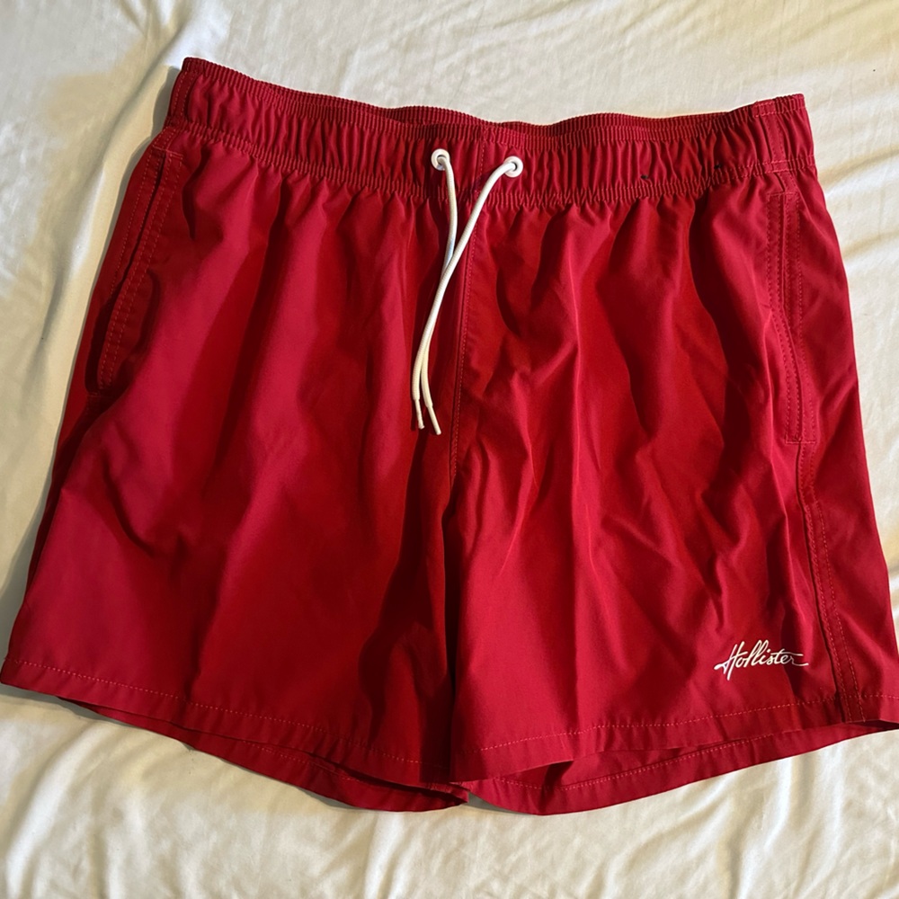 Hollister Red Swim Trunks
